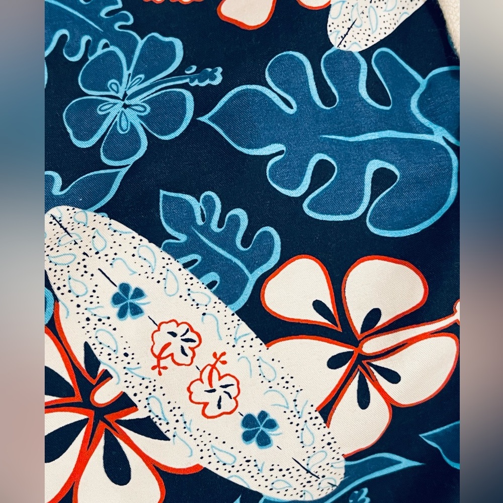 Hawaiian 90s Y2K Dress Stylish floral - surf skirt fabric. - Picture 7 of 10